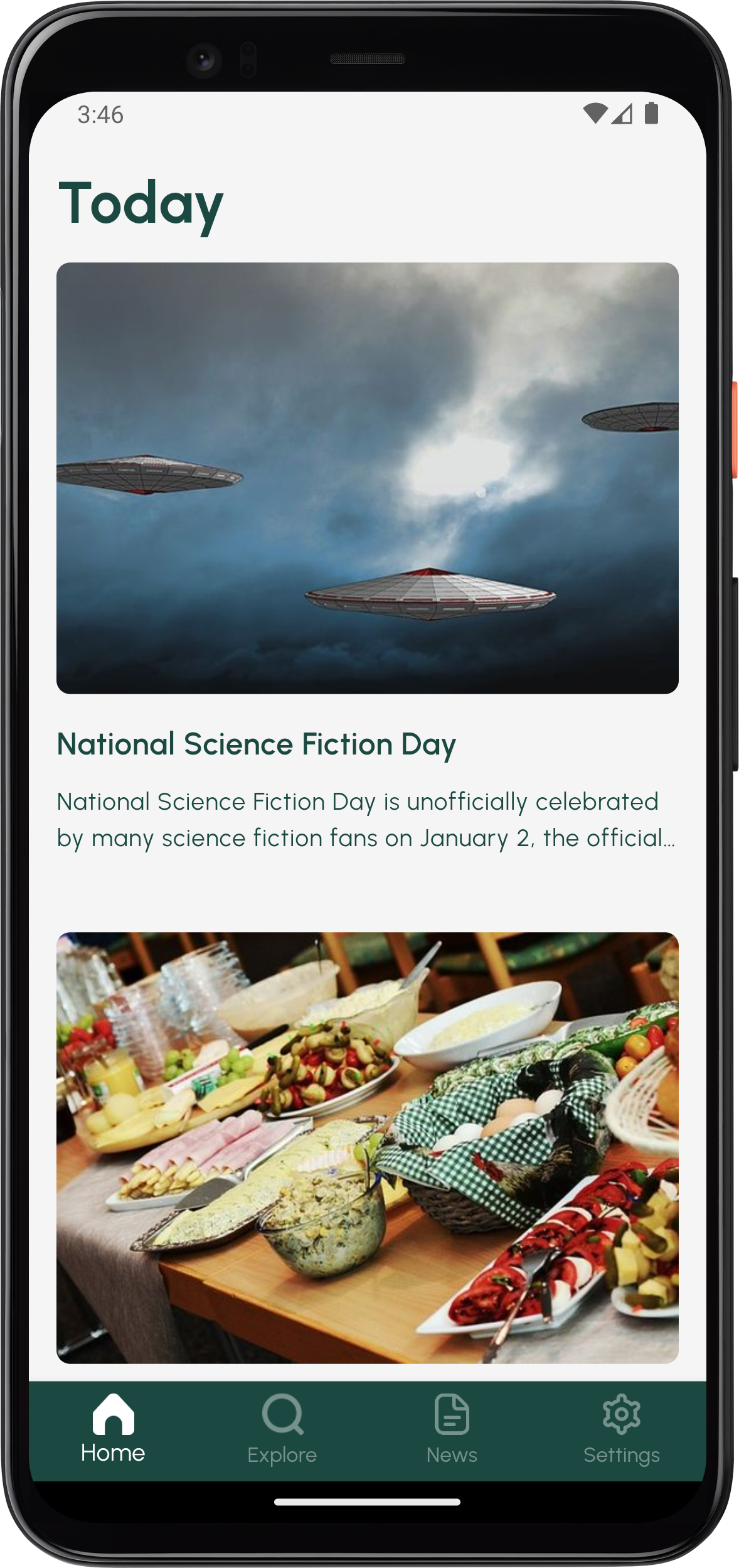 App screen